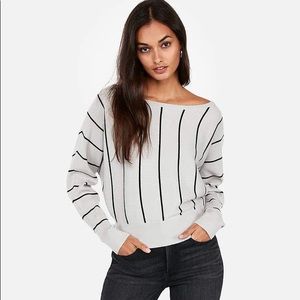 Express Striped Sweater XS